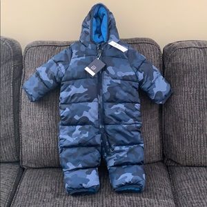 Baby fleece lined snow suit